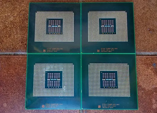 Купити четыре 4х ядерных процессора Intel Xeon E7340 SLA68 2.40GHz/8M/1066 LGA604