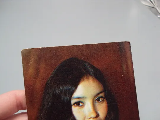 Открытка фотография заслуженная артистка Наталья Аринбасарова 1980 год фото И. Гневашева №18281М З аукціону