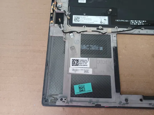 номер1051-4 корпус кришка 0G6RGD AQ2SH000111 з клавіатурою 0M5T8J PK132SH2A17   для Dell XPS 15 9500 9510 PRECISION 5550 5560 Палмрест корпус топкейс Верхня панель палмрест cover-C оригінал Де купити