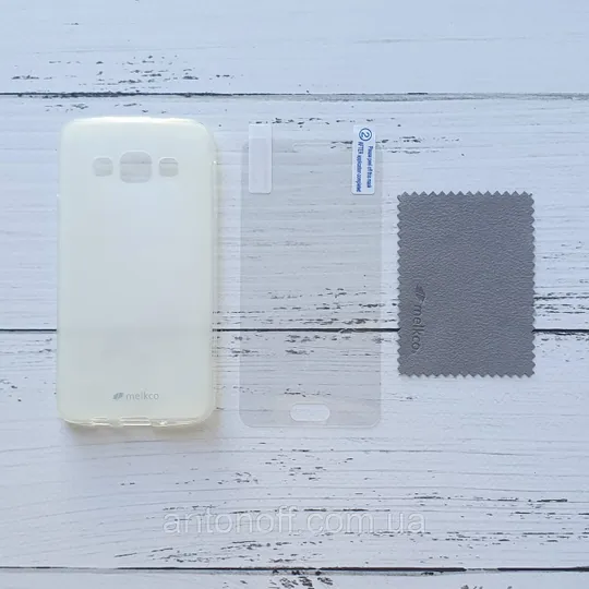 Силіконовий чохол Samsung A300 Galaxy A3 2015 захисна плівка Melkco Прозорий Ціна
