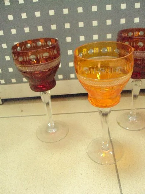 Бокалы чешское стекло богемия лот 6 шт №478п Де купити