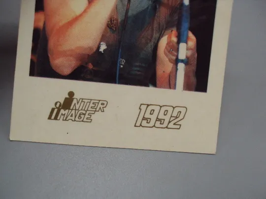 Календарик Inter Image на 1992 год СП Сарп певец поет №15997 З аукціону