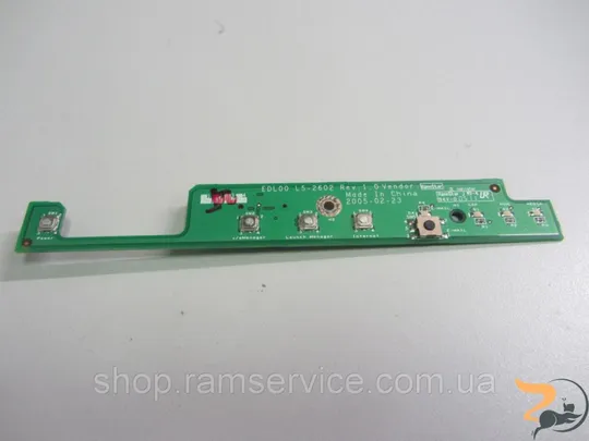 Кнопка включення для ноутбука Acer TravelMate 4150, EDL00, *ls-2602, б/в Ціна