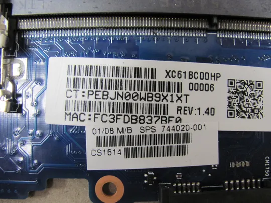 408-7 материнська плата 744020-001 6050A2566301  для  HP ProBook 650 G1 оригінал Де купити