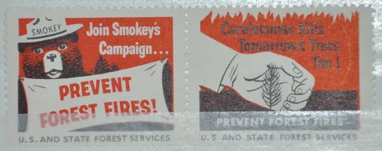 CША Непочтовые Лес Пожар Медведь 1938 Ціна
