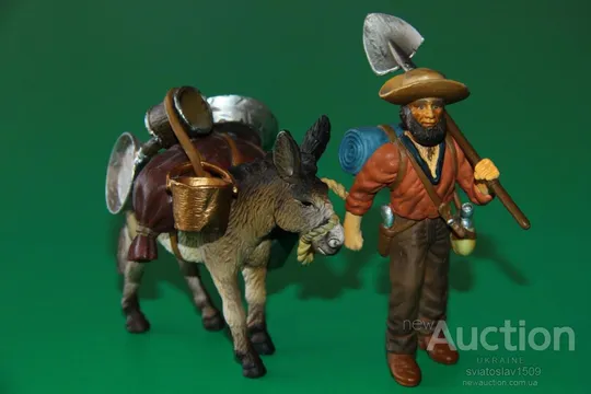 ковбой старатель золотошукач SCHLEICH 90-100мм ФРГ Ціна