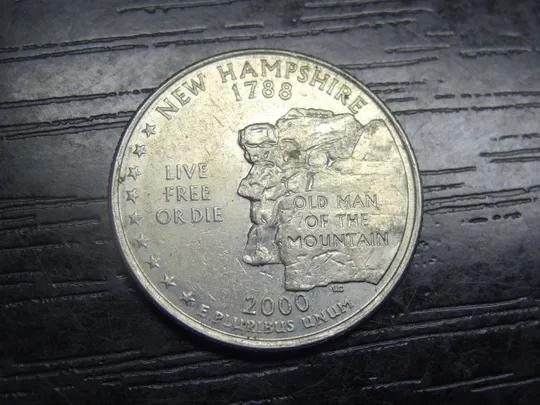 25 центів 2000 D США Нью-Гемпшір Ціна