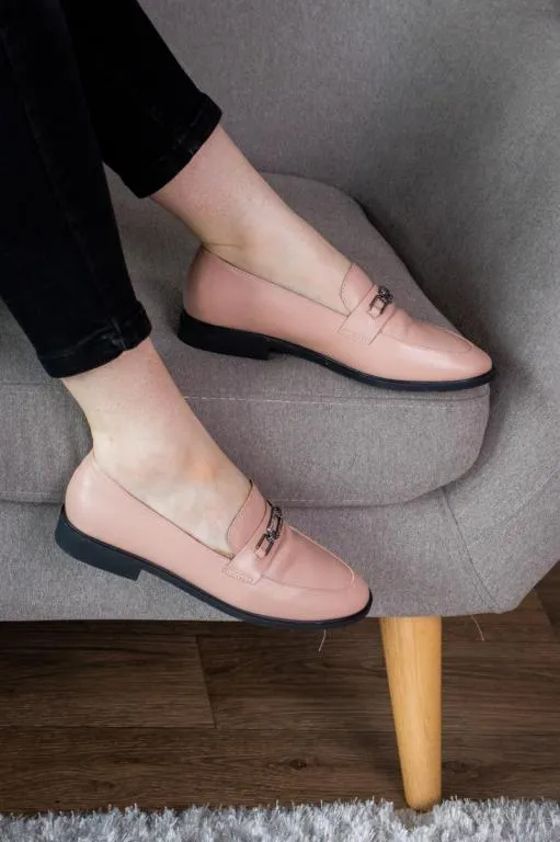 Женские мокасины Fashion Diva 1932 37 размер 24 см Бежевый Де купити