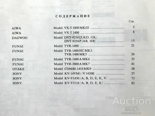 Альбом электрических схем. Моноблоки зарубежных фирм. Выпуск 10. СССР. 1980-х гг. З аукціону