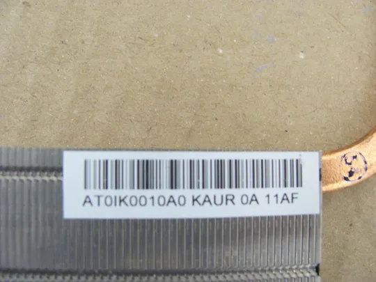 507-9 термотрубка охолодження AT0IK0010A0 для Toshiba Satellite C660D C660 оригінал З аукціону