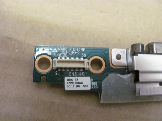 537-31 плата VGA з роз'єм живлення 42W8188 для LENOVO T410S T400S T410S T410si оригінал Де купити