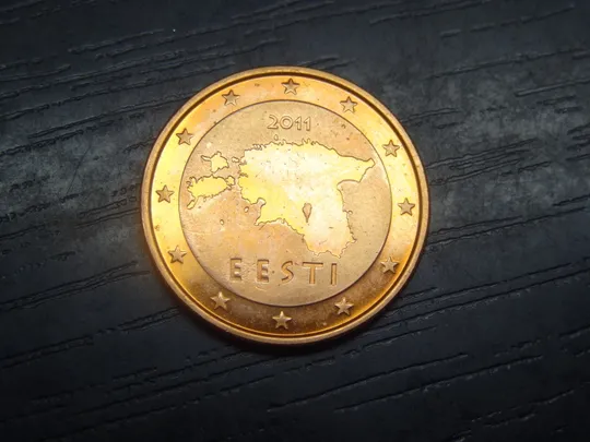 5 євроцентів 2011 UNC Естонія Ціна