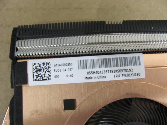 817-34 Вентилятор (кулер, FAN) AT1AC002DT0 01YU191 для Lenovo ThinkPad ThinkPad T490 P43S оригінал Де купити