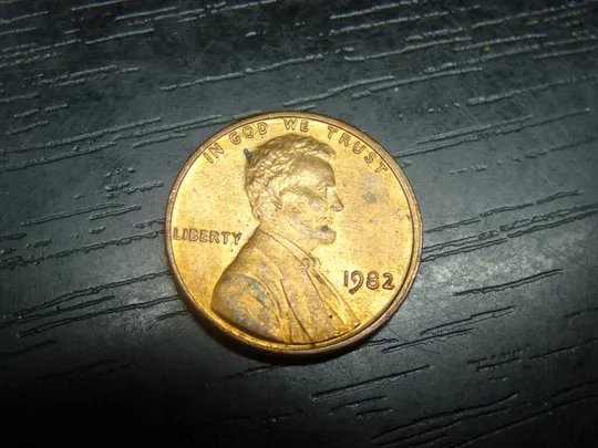 1 цент 1982 США цинк, велика дата Ціна