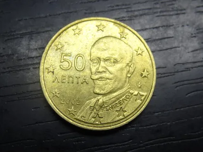 фото, 50 євроцентів 2002 F Греція (з буквою F)