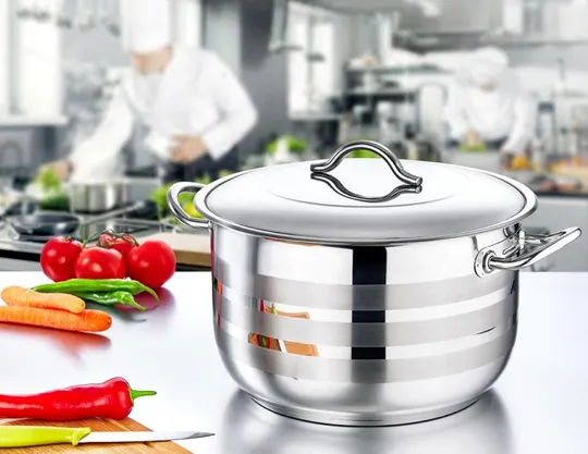 Кастрюля с крышкой OMS СlassiС 2005-26 26 см 8 л Ціна