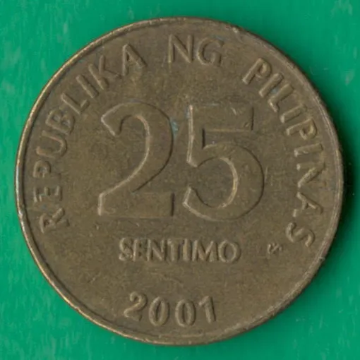 25 сентімо 2001 року Філіппіни [КВ] Ціна