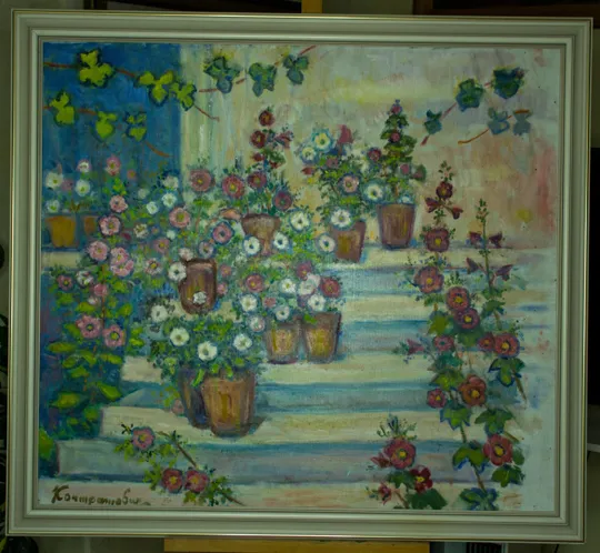 Закарпатская школа  Эрдели .А  120х120 см.  х.м 1930 гг.   также много другого. Недорого