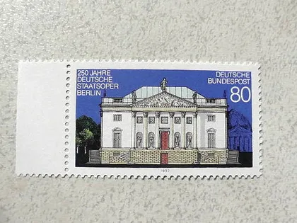 фото, Поштова марка Німеччина ФРН " Річниця Берліна " 1992 рік **