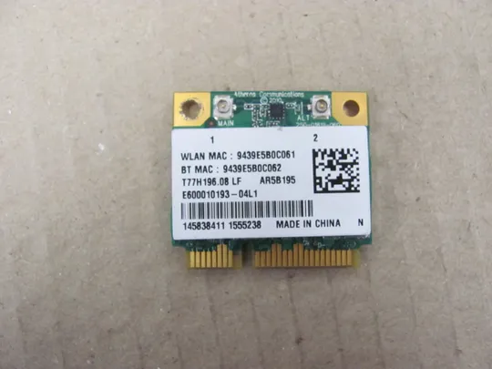 410-8 WI-FI адаптер T77H196.08 LF AR5B195  для  SONY VAIO  PCG-71912   PCG-71811M VPCEH оригінал Ціна