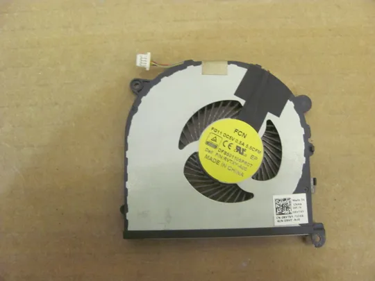 номер0915-8 Вентилятор (кулер, FAN) 0RVTXY DC28000GKF0 для Dell XPS 15 9550 Precision 5510  оригінал Ціна