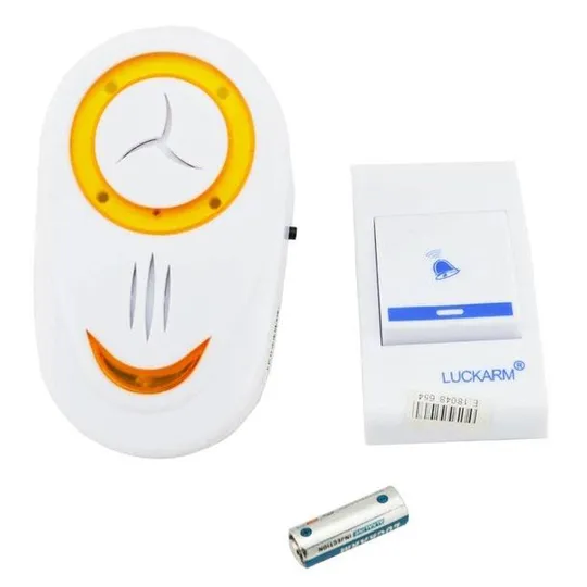 Беспроводной дверной звонок от розетки 220V Luckarm Intelligent A8853. Цвет: оранжевый Ціна