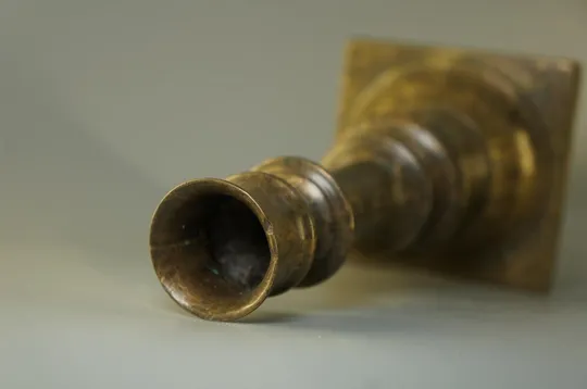 Подсвечник колонна латунь высота 20 см №10670 З аукціону