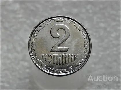 фото, 2 копійки 2011 рік Україна " Брак, Проточка Штемпеля Аверса по Колу " (308+)