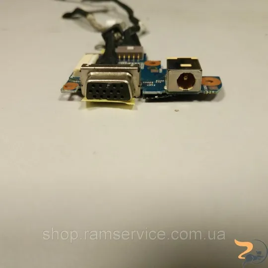 Плата VGA, роз'єм живлення ACER Aspire 3810 TZ, *6050A2270001, б/в Ціна