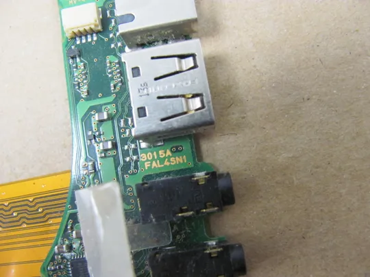 587-33 Плата Audio, USB FAL4SN1  для TOSHIBA TECRA R840 R845   оригінал Де купити