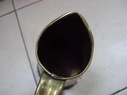 Кувшин мерка латунь старая высота 17 см (№1797 тип 2) №11381 Продаж