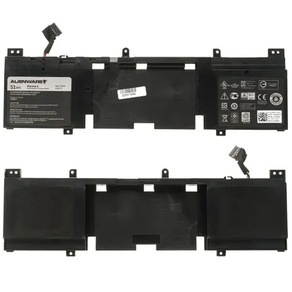 фото, Оригінальна батарея для ноутбука DELL 3V806 (Alienware ECHO 13 QHD Series) 14.8V 51Wh Black