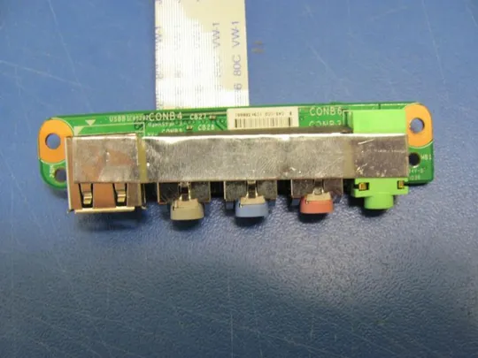 №50-12 USB AUDIO плата E89382 для MEDION ERAZER X6811 X6812 GX660 MS-16F2 MS-16F1 оригінал З аукціону