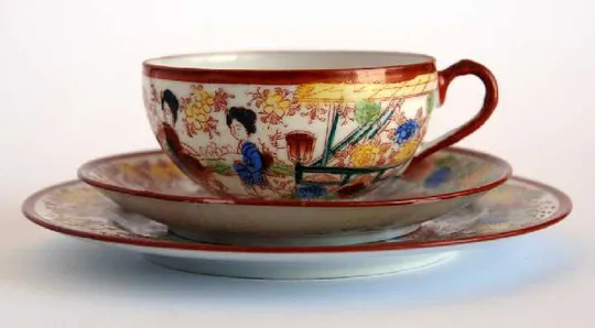 Чайний сервіз Гейша порцеляна Kutani Japan Продаж