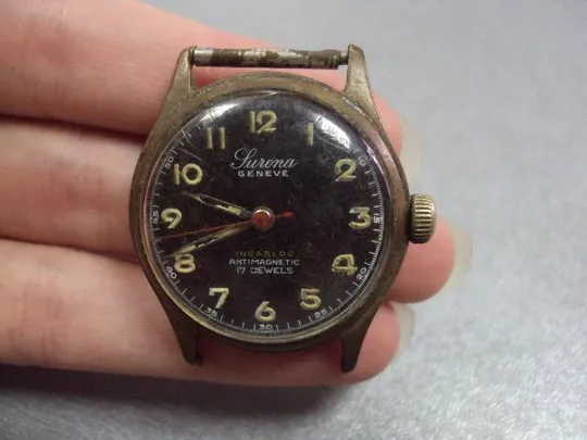 часы наручные циферблат механизм jurena geneve №218 З аукціону