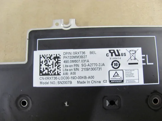 863-9 клавіатура робоча з підсвіткою 0V6RHH 0RXT36  PK133MM1B21   для DELL Latitude 5520 5521 Precision 3560 3561 оригінал Характеристики