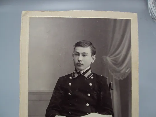 Купити Фотография портрет А. Траконовъ Курскъ униформа Тараканов курск высота 19 см №18664ч