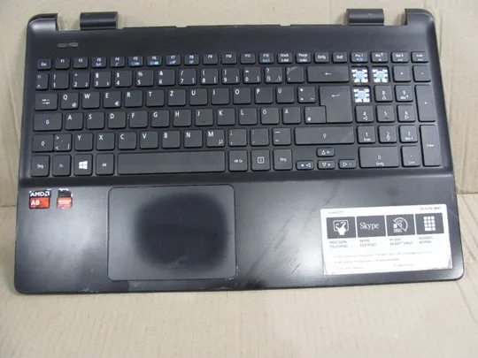 391-4  Кришка панель палмрест тачпад клавіатура РОБОЧА  AP154000900 для Acer Aspire E5-511 E5-521 E5-551 оригінал З аукціону