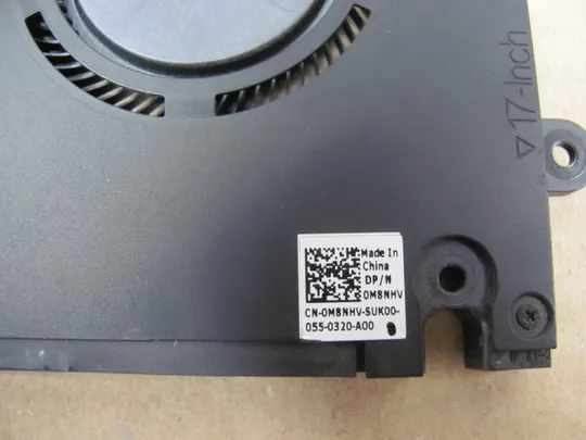 679-24 Вентилятор (кулер, FAN) 0M8NHV  для  Dell Inspiron 15 G7 7500 7501  оригінал З аукціону