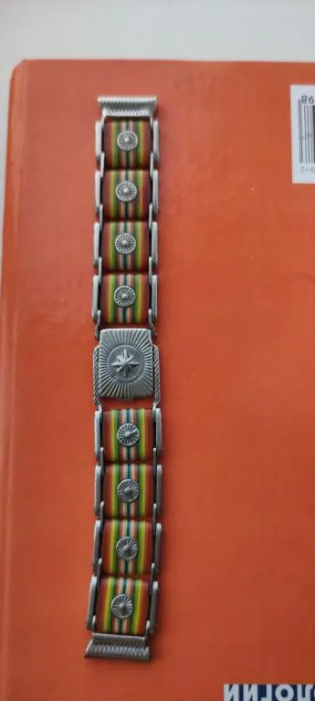 Купити Эксклюзивный интересный ремешок для часов 1980-х годов,, итк, ручная работа gf946