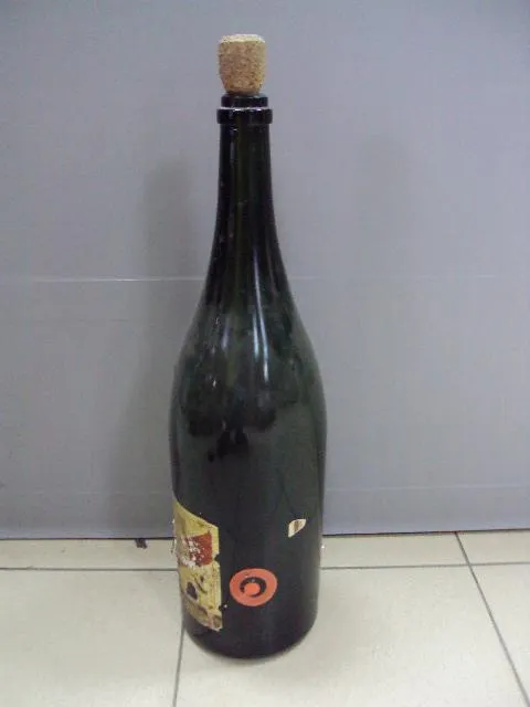 Бутылка шампанского большая 3 литра Золотое шампанское Киевский завод высота 47,7 см №13700 Де купити