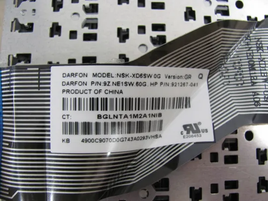 номер0335-35 клавіатура робоча NSK-XD6SW 921267-041 для HP Pavilion 17-BS 17-B Де купити