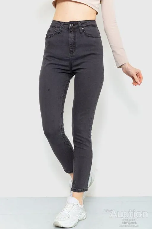 Купити Джинсы женские skinny, цвет темно-серый, 186R0029
