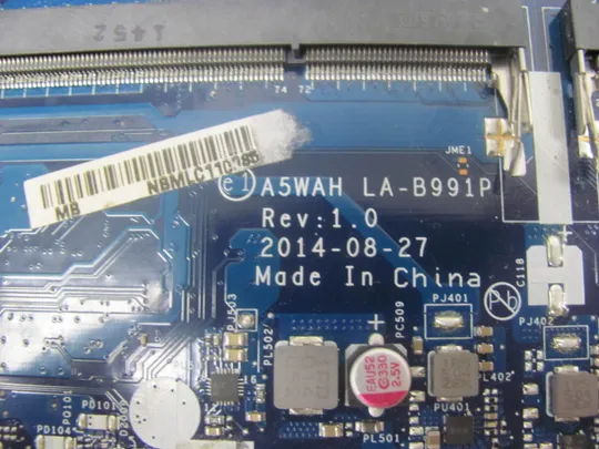 номер0144-3 материнська плата,Mainboard,Материнка,Основна плата,Системна плата,Плата системи A5WAH LA-B991P SR23W  I7-5500U для Acer Aspire E5-571G E5-571оригінал Недорого