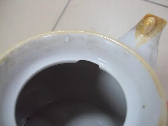 Электрический самовар с заварником фарфор ГФЗ городница петриковская роспись цветы 44,5 см №11170 Недорого