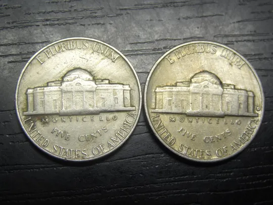5 центів 1961 США (два різновиди) Ціна