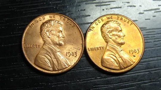 1 цент 1983 США (два різновиди) Ціна