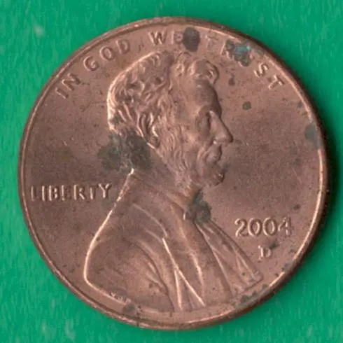1 цент 2004 року D США [КВ] Ціна
