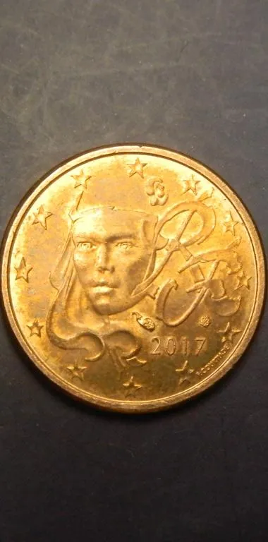 1 євроцент 2017 Франція Ціна