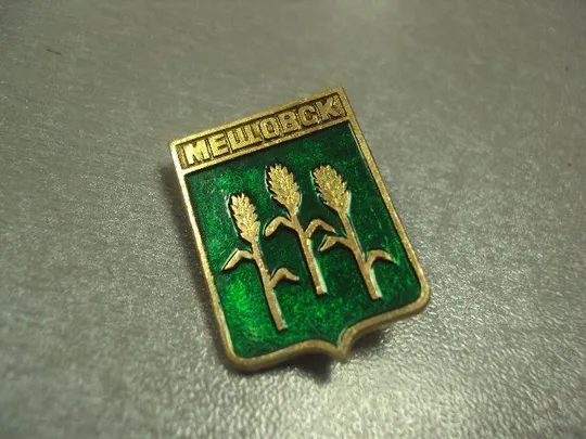 знак герб мещовск лот 4 шт №14532 Інтернет-аукціон